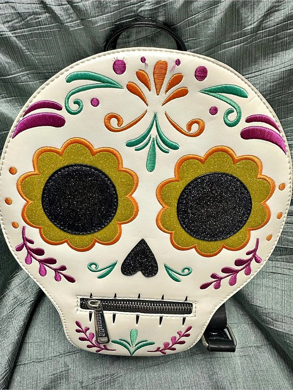 Loungefly Disney Parks Coco Sugar Skull Dia De Los Muertos Mini Backpack BNWT